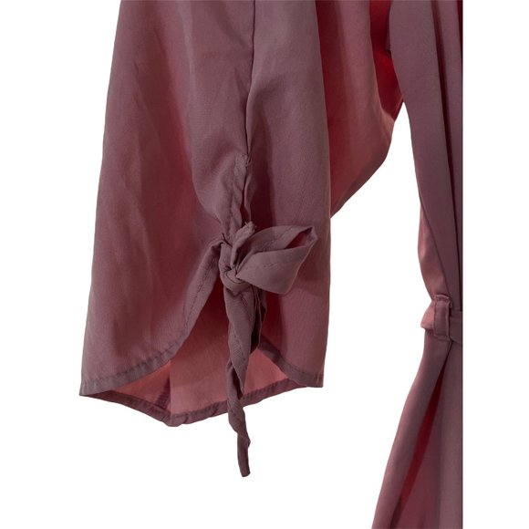 Speed Control New York  3X Blush Off Shoulder Tie Waist Dress - Picture 5 of 6